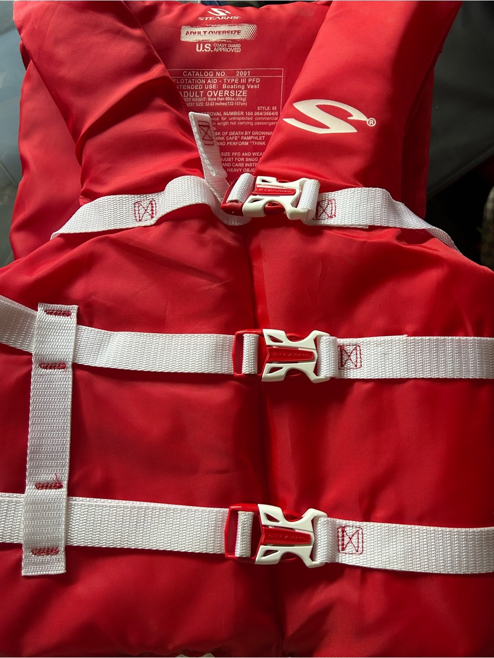Stearns Adult Oversize Life Jacket